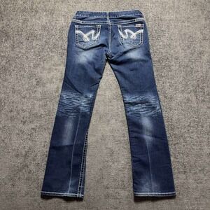 Cruel Denim Abby Jeans Womens 31 x33 L Blue Bootcut Contrast Stitch Y2K Western
